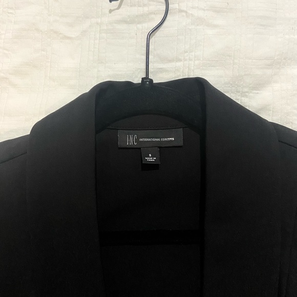 I-N-C Black Fringed Blazer Jacket NEW - Picture 2 of 2